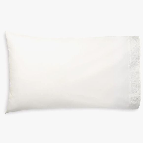 RALPH LAUREN HOME Set of 2 KATRINE King Pillowcases OFF WHITE COTTON $130+ - Picture 4 of 4